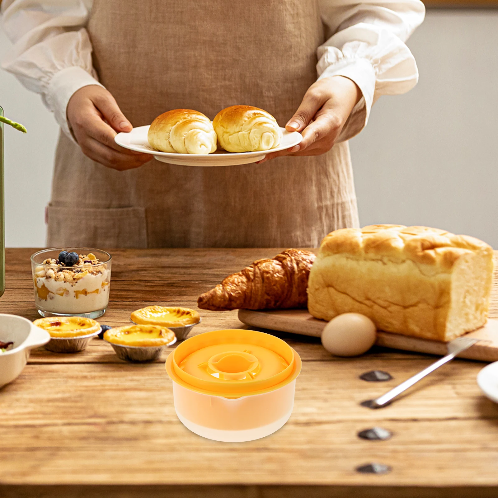 

Large Capacity Separator Tool Kitchen Supplies Yolk White Separator for Eggs Efficient Baking Cooking PP for Yolk