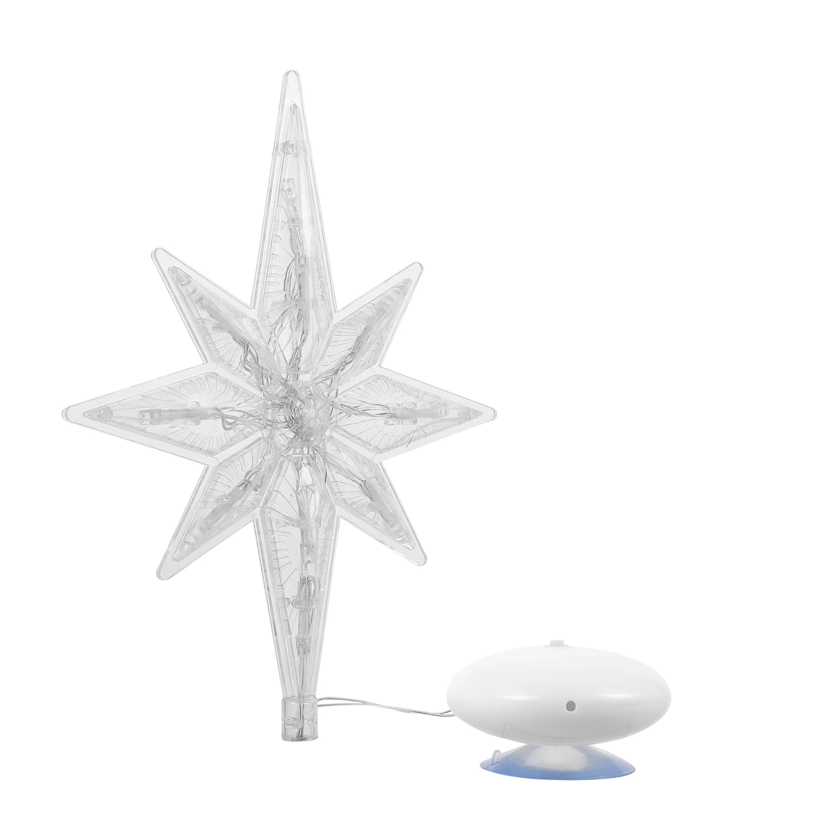 Polaris Suction Cup Light Window Star Lights for Christmas Hanging Party with Sucker Decor Lamp LED Decorative Xmas