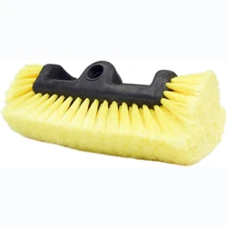 Car Wash Brush with Soft Bristle for Auto RV Truck Boat Camper Exterior Washing Cleaning, Yellow