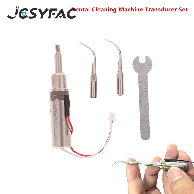 

1Set Dental Cleaning Machine Dental Ultrasonic Air Scaler Transducer Accessory Handpiece Polishin Tools Teeth Whitening Cleaner