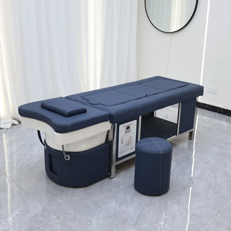 

Высококачественная кровать для прижигания, стальной каркас, кровать для мытья волос, кровать для терапии головы с постоянной температурой и циркуляцией воды