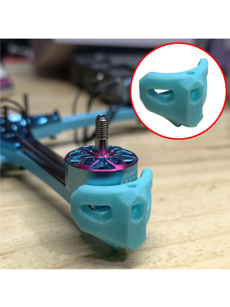 4 Stück für Axisflying Bando5 Motor Anti-Kollisions-Schutz, Schildkrötenhülle, leicht, langlebig, FPV-Drohnenmotor-Schutzabdeckung
