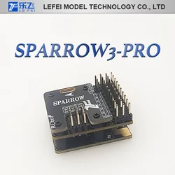 LEFEIRC-Mini controlador de voo para drone, Sparrow V3 Pro, FPV, canal duplo, comutação de vídeo, estabilizador iniciante, um botão