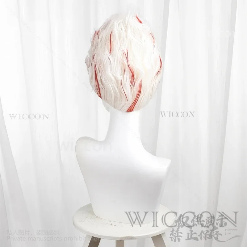 

Wiwiwi 123Anime Dandadan Okarun Ken Takakura Косплей Новый Костюм Парики Cos Красные Белые Короткие Волосы Хэллоуин Рождественская Вечеринка Для Женщин