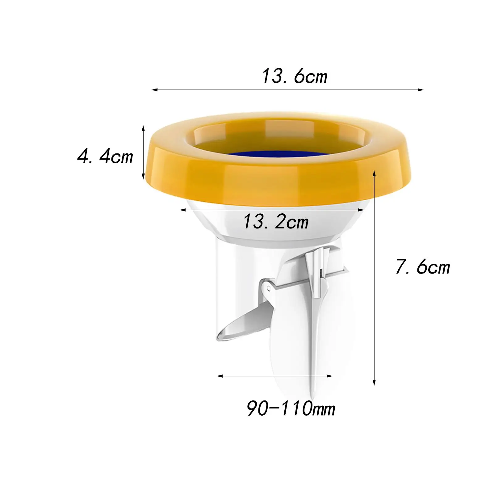 Toilet Flange Ring Easy Install Anti Blocking Device Odor Prevent Plug Replace for Bathroom Supplies Household Squatting Pan