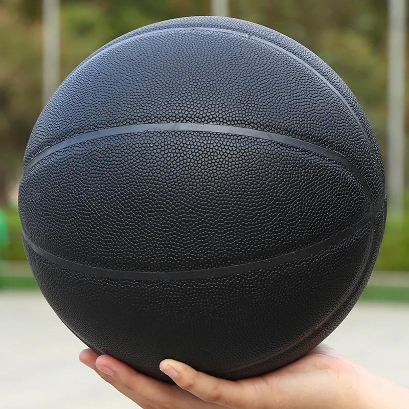 Basquete antiderrapante para crianças e adultos, Resistente ao desgaste, Treinamento de competição, Cimento, Chão, Branco, Preto, Vermelho, Não 5, Não 7