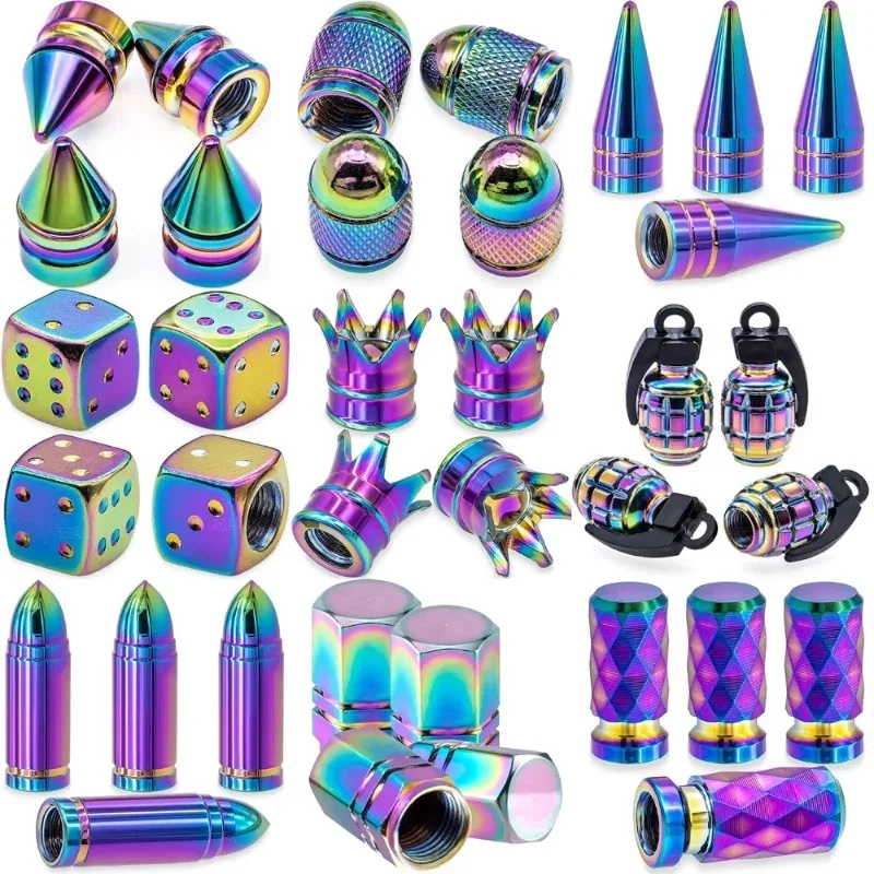 

Automobile Motorcycle Beautiful Mouth Color Aluminum Alloy Valve Cap American Valve Cap Valve Cap