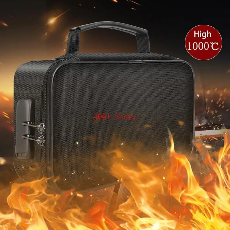 Borsa per organizzatore documenti a 4 strati Spazio grandi dimensioni con cerniera resistente alle acque
