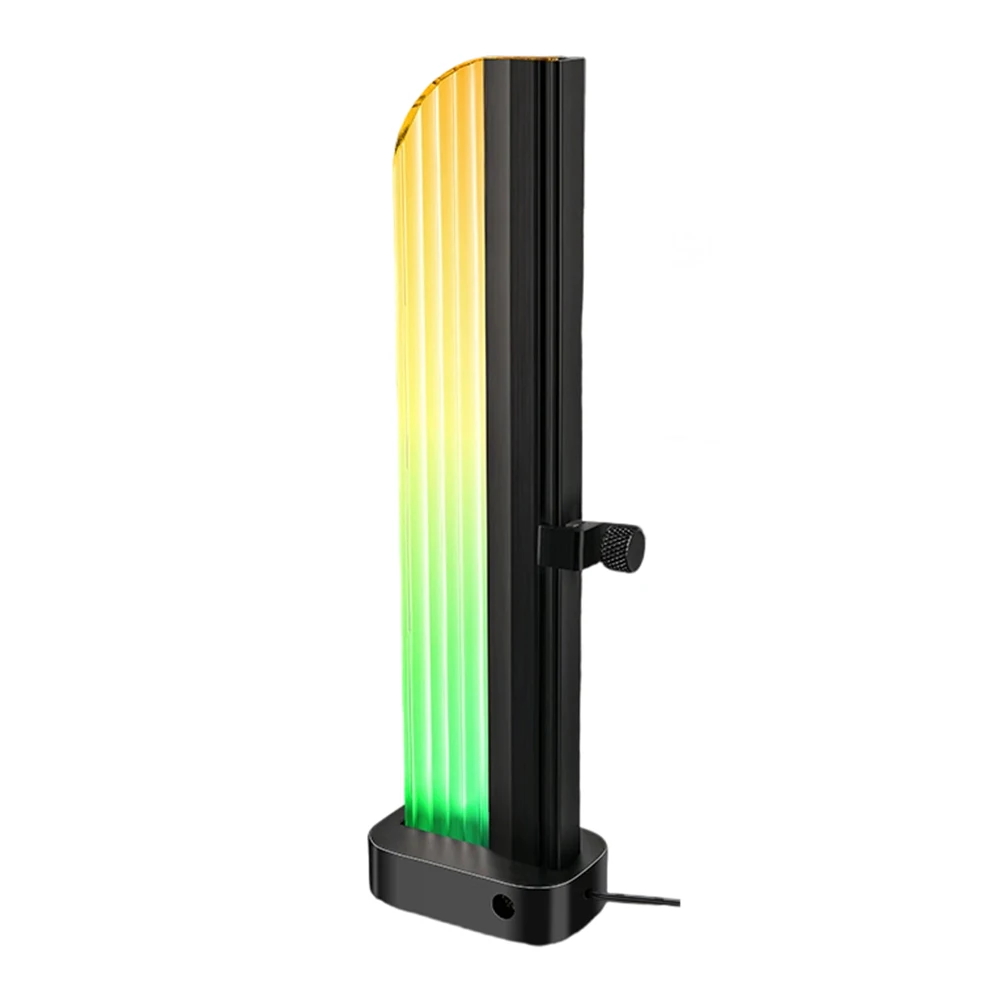 GPU Support Bracket Magnetic Base 5V 3Pin ARGB Lighting Height Adjustable Aluminum Alloy for Graphics Card Stability