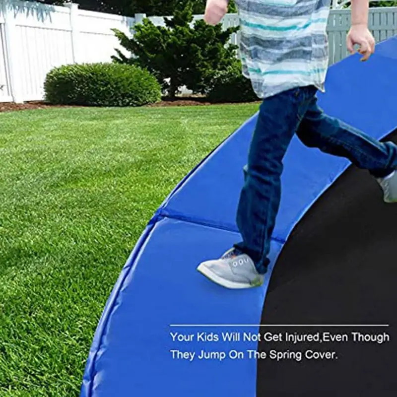 Anti-collision Trampoline Padding Replacement 12/13 ft Portable Trampoline Safety Spring Cover Trampoline Protective Pad