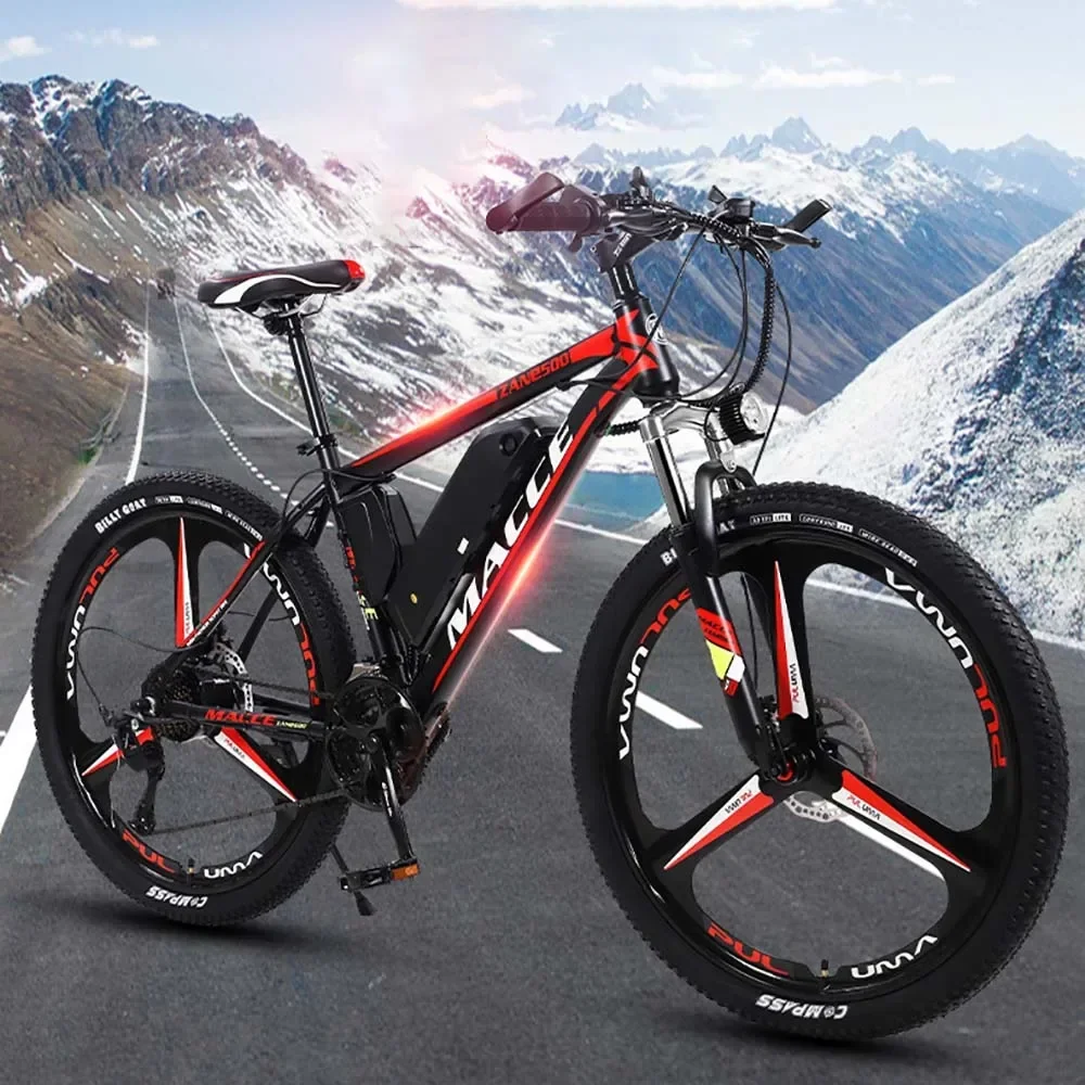 New 1000W 90KM Electric Mountain Bike 48V 15Ah Electric Bike Snowmobile 26 Inch Tires Ebike Electric Bicycle Hydraulic Brakes