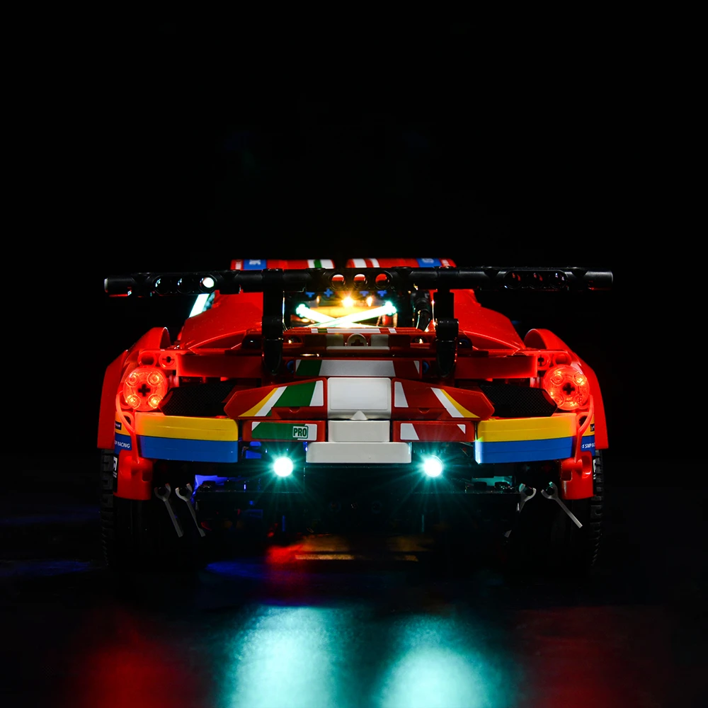 No Bricks LED Light Kit for 488 GTE “AF Corse #51” 42125