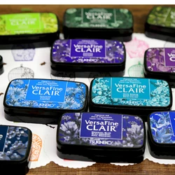 New Color Quick Dry Detail Ink Pad DIY Making Greeting Cards Smearing Stamps Tsukineko VersaFine CLAIR