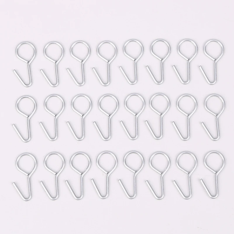 TY 100PCS Universal Steel Multi-functional Car Seat Cover Fixing Hook S Shaped Seat Cover Fastener
