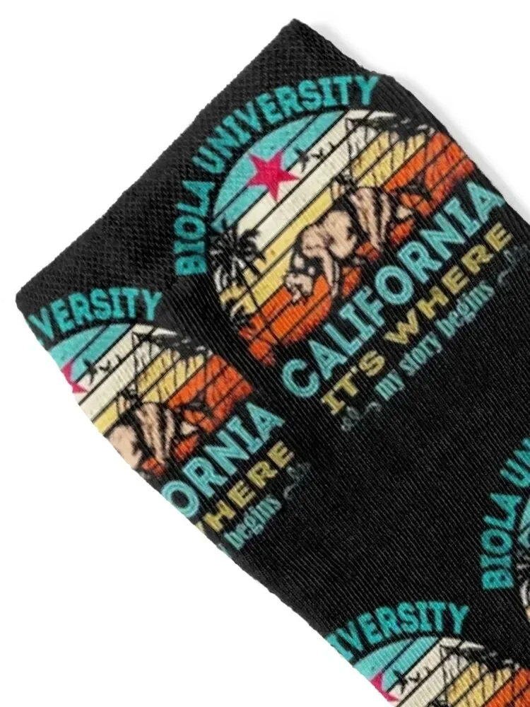 Biola University California Itamprsquos Where My Story Begins Socks Rugby Toe sports Socks For Girls Men's