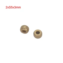 2mm Hole 5mm Spherical Toy Electrical Fan Motor Bronze Bush Iron Coated Copper Self-lubricating Slide Ball Bearing Bushing