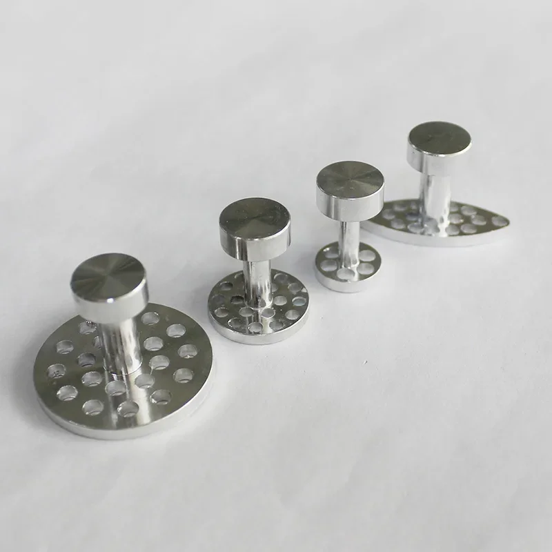 4 pezzi carrozzeria senza vernice ammaccatura granica fibbia in lega di alluminio colla estrattore linguette rimozione strumenti di riparazione automobili