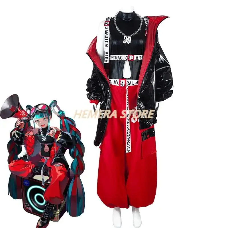 

Cosplay2023 MAGICAL MIRAI Cosplay Costume Female Virtual Singer Anime Character Uniforms Full Set Halloween Carnival Costumes