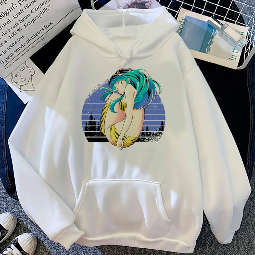 

Urusei Yatsura hoodies women sweat y2k vintage Winter Kawaii sweater female Kawaii Hooded Shirt