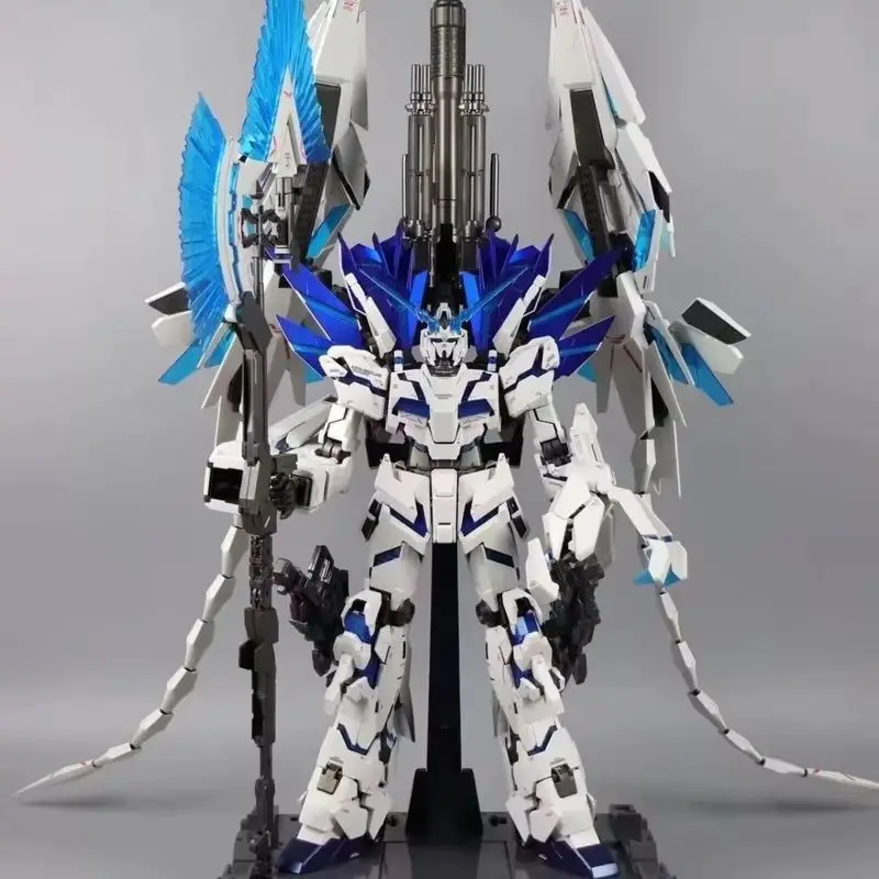 

Hot Daban Pg 1/60 Divine Perfect Unicorn Mech Assembly Model Kit Action Figure With Water Decals Display Base Ornament Model Toy
