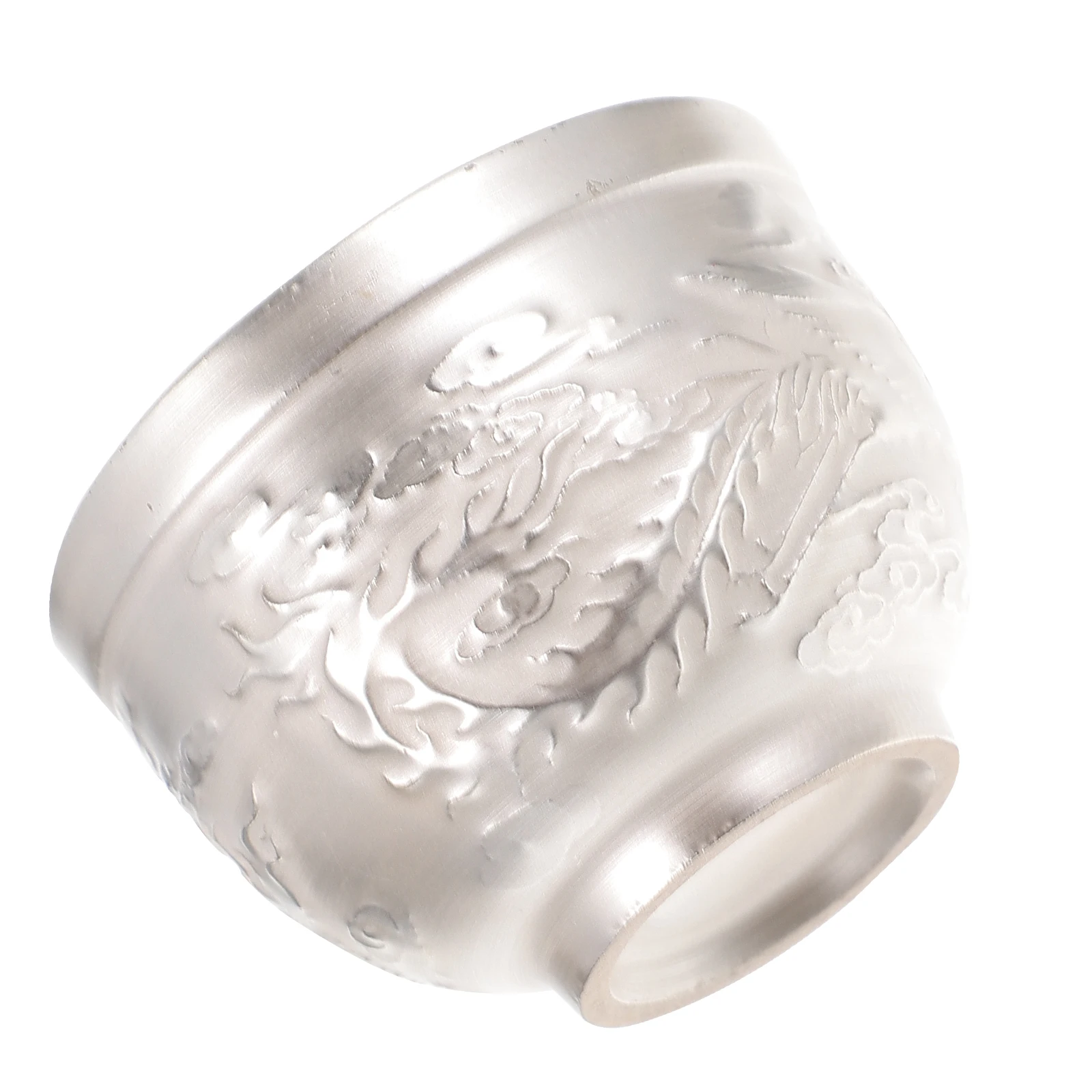 

1Pc Exquisite Kung Fu Tea Cup Set Silver Plated Chinese Style Teaware Ideal For Entertaining Guests