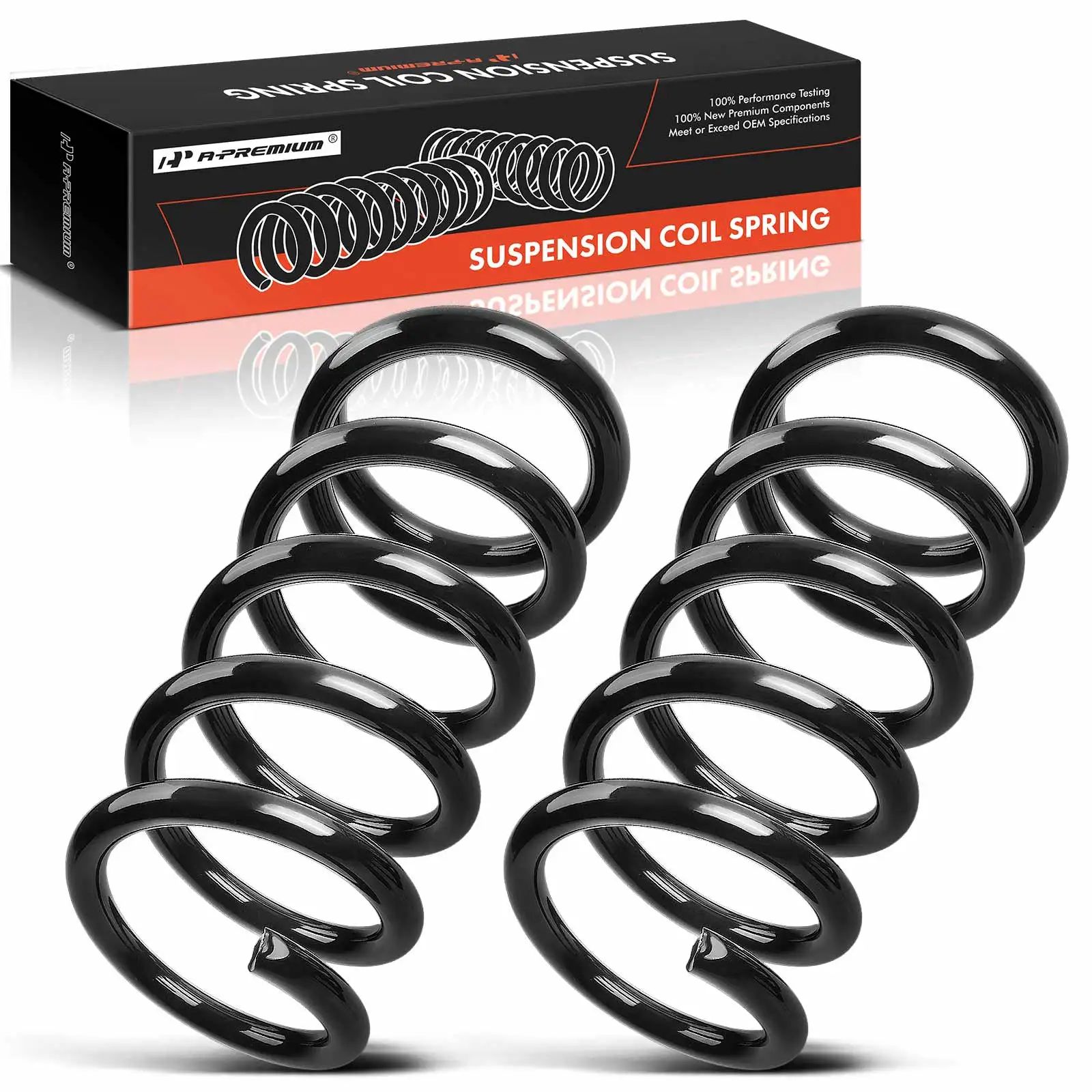 A-Premium 2Pcs Rear Side Coil Springs for Cadillac SRX 2010-2016