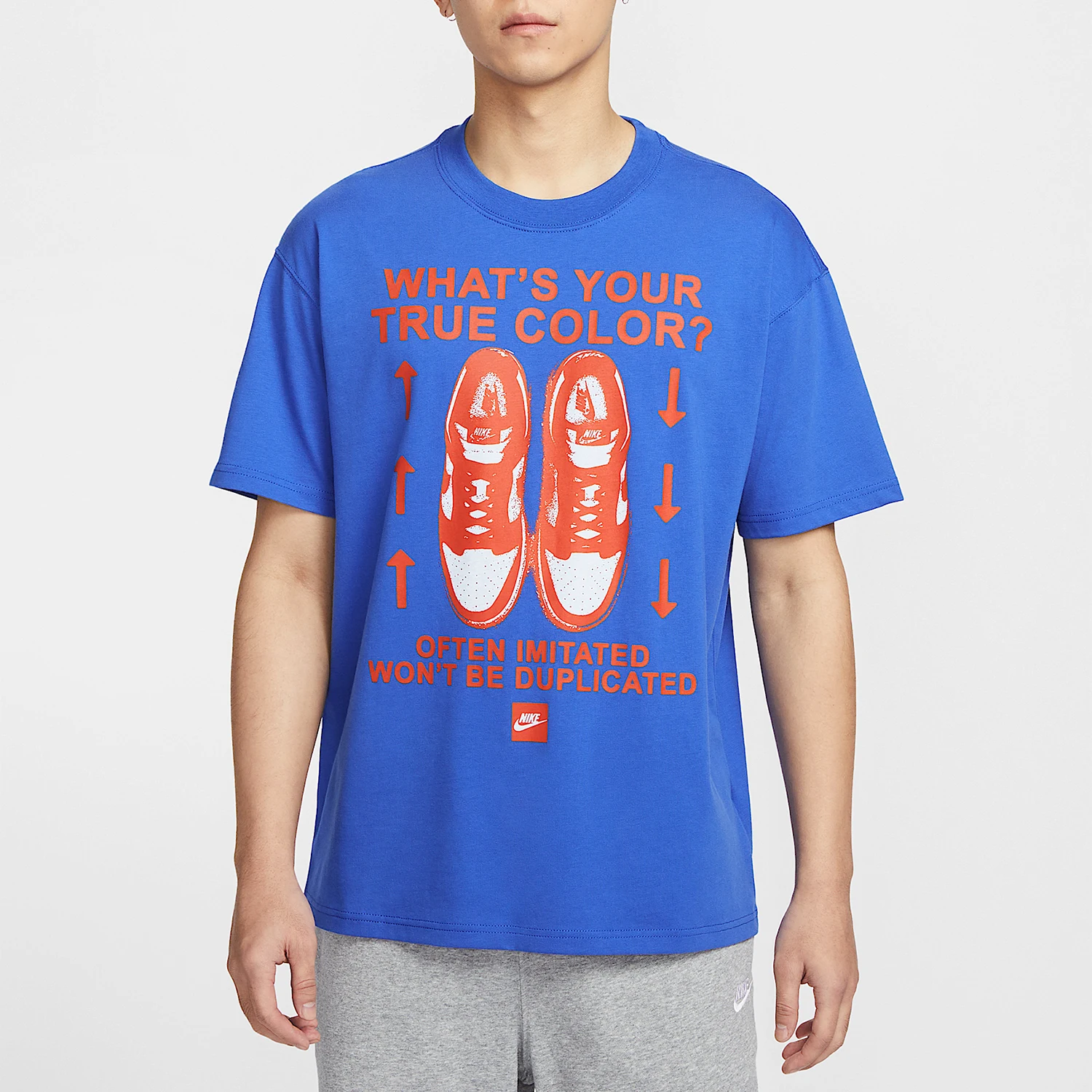 

Nike genuine Summer New Men's Print Sport Casual Short Sleeve T-Shirt HJ0757-480