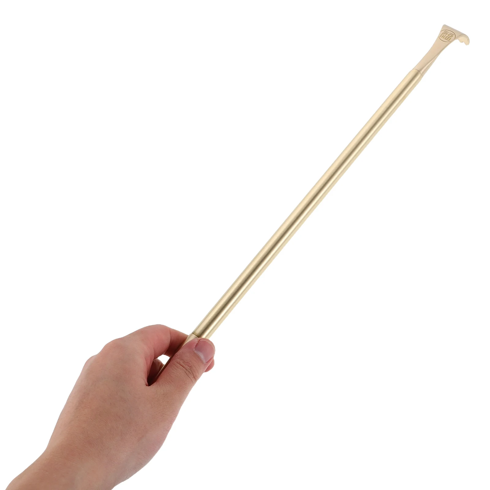 

Premium Copper Back Scratcher Portable Long Rod for Itching Relief Ergonomic Design Scratcher Tool for Daily Comfort