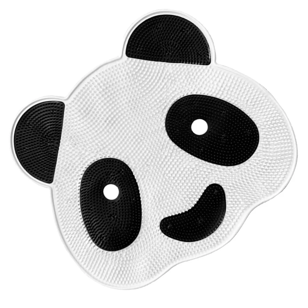 

Shower Foot Back Scrubber Cartoon Panda Design Dead Skin Remover Gentle Safe Long Term Use Suction Cup Fixation