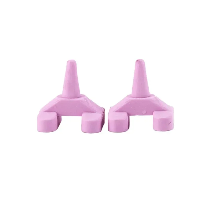 20Pcs Dental Ceramic Firing Pink Pegs Dental Lab for Single Porcelain Crown Oven Tray Ceramist Tool