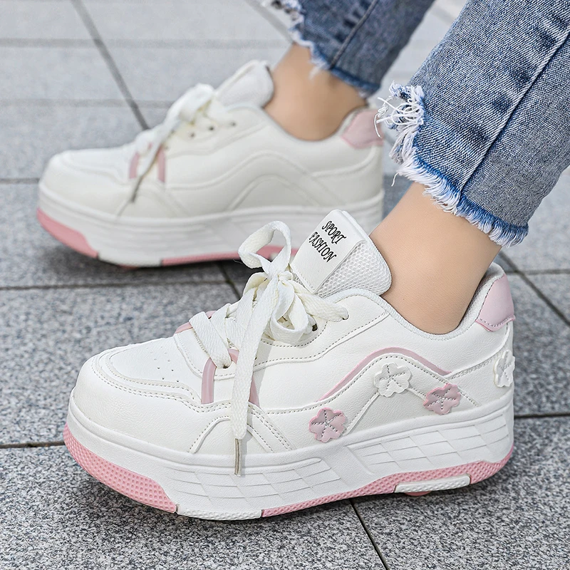 New kids' four-wheel roller shoes, children's skates for boys and girls, detachable wheels