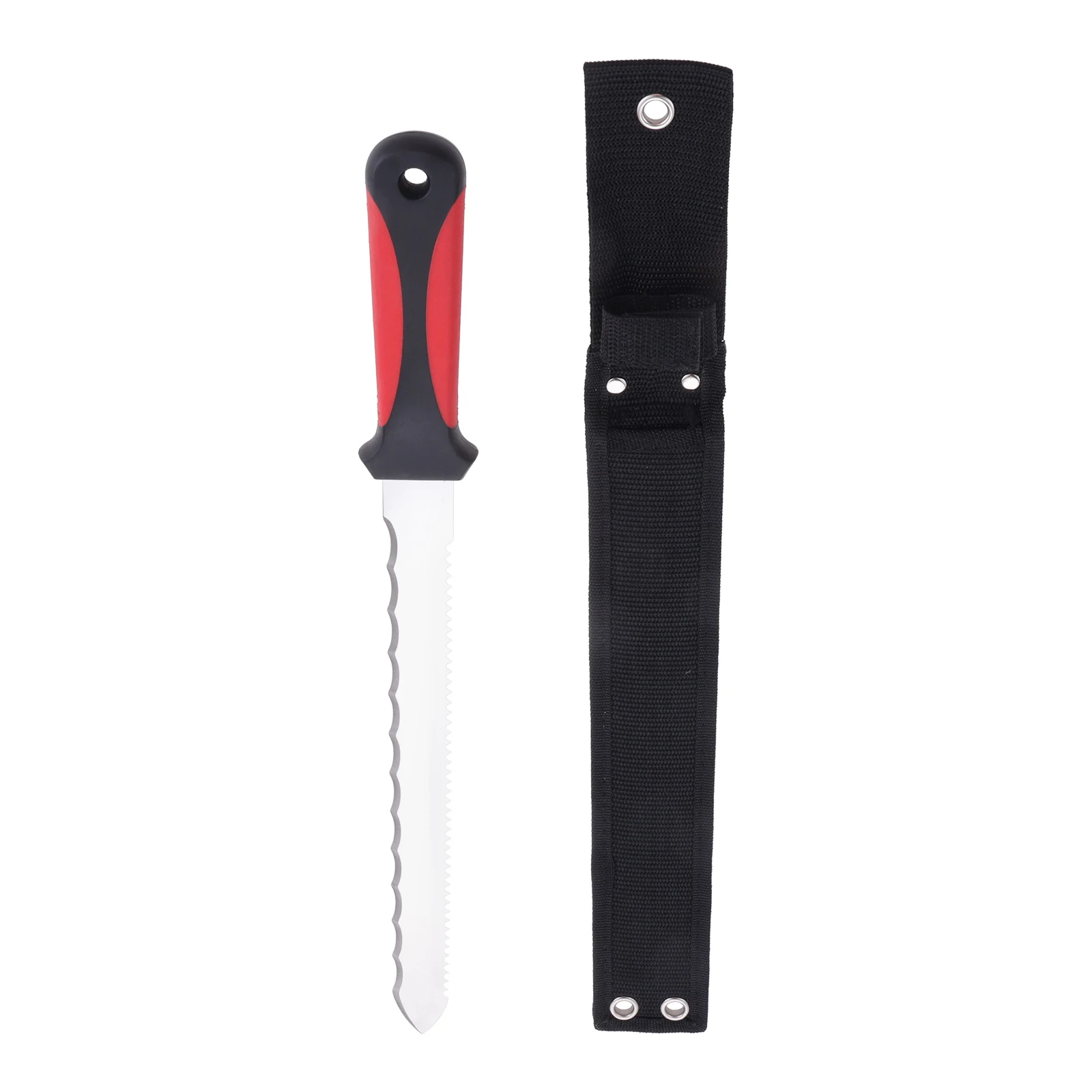 1PC Insulation Knife Stainless Steel for Cut Foam Board Branch Rope Sod Insulation Batt Cutting Tool With Comfort Grip 11 Inches