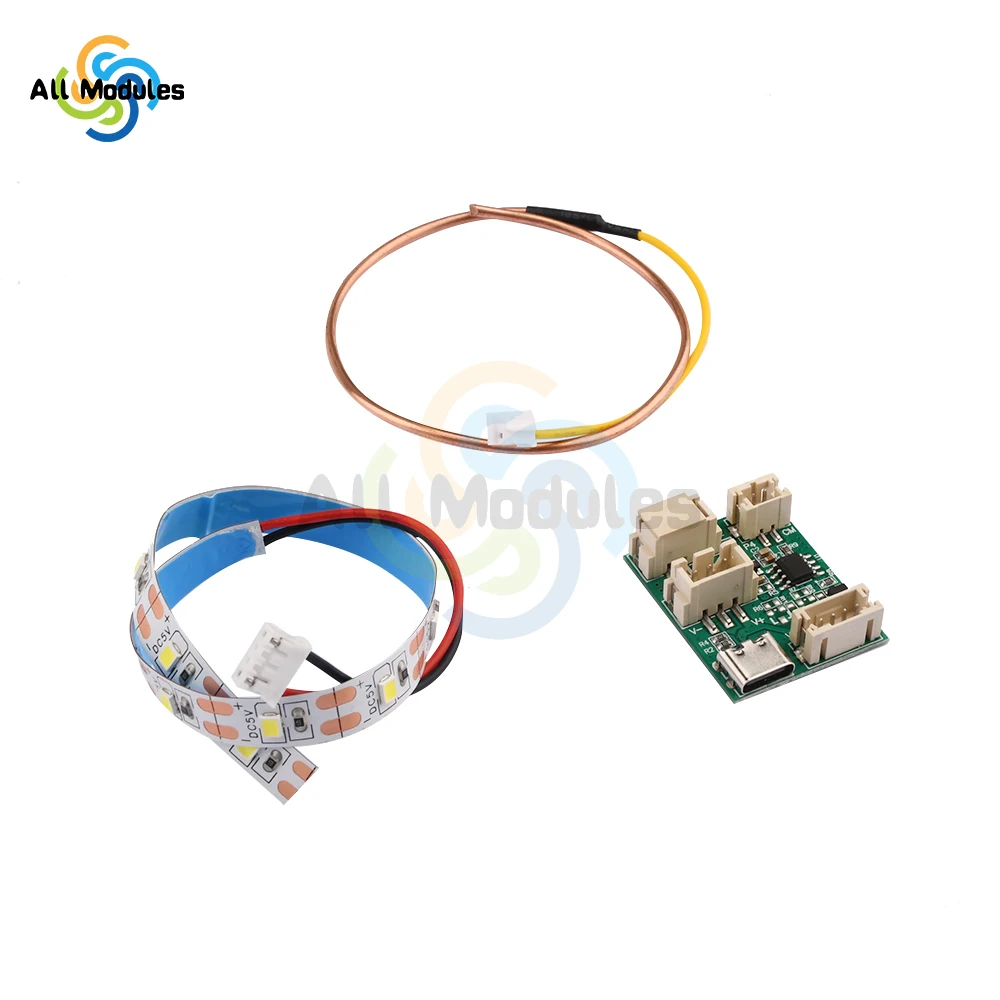 Touch Sensor Module with LEDs and Cables for Making LED Touch Sensitive Smart Epoxy River Table Top