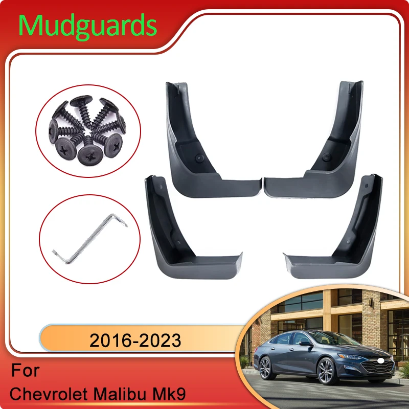 

For Chevrolet Malibu Mk9 2016 2017 2018 2019 2020 2021 2022 2023 Mudguards Splash Wheels Fenders Mudflaps Auto Parts Accessories