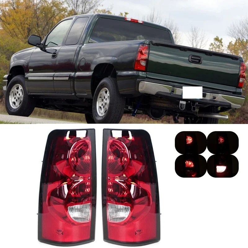 

X-T Car Light Assembly For Chevrolet Silverado 2003 2004 2005 2006 Taillight Rear Stop Tail Lamp Brake Light Accessories