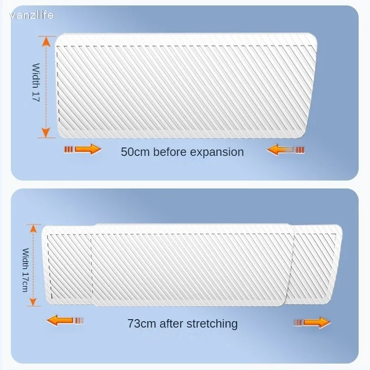 Central Air Conditioner Windshield Air Guider Ceiling Suspended AC Outlet Baffle Deflector Anti-Direct Blow Cassette Universal