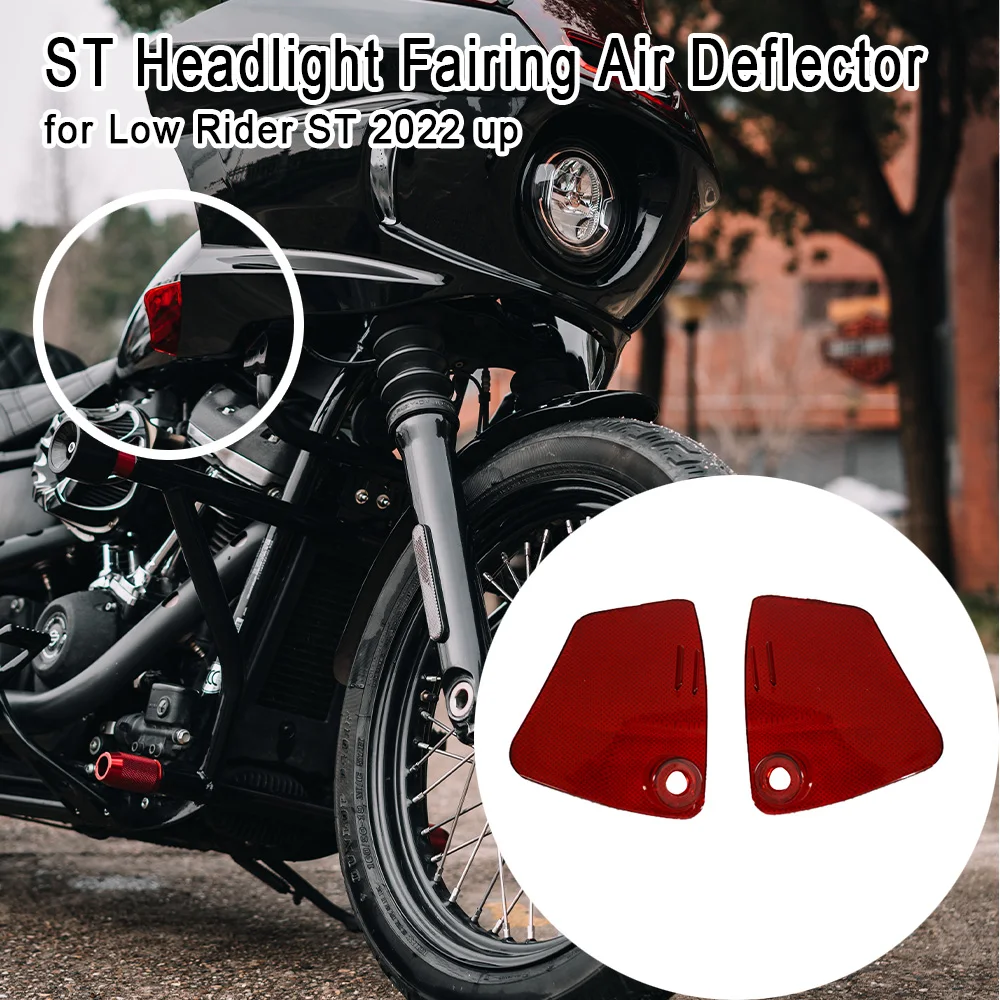 Motorcycle Colorful PC ST Headlight Fairing Air Deflector for Harley Low Rider ST 2022 High Quality