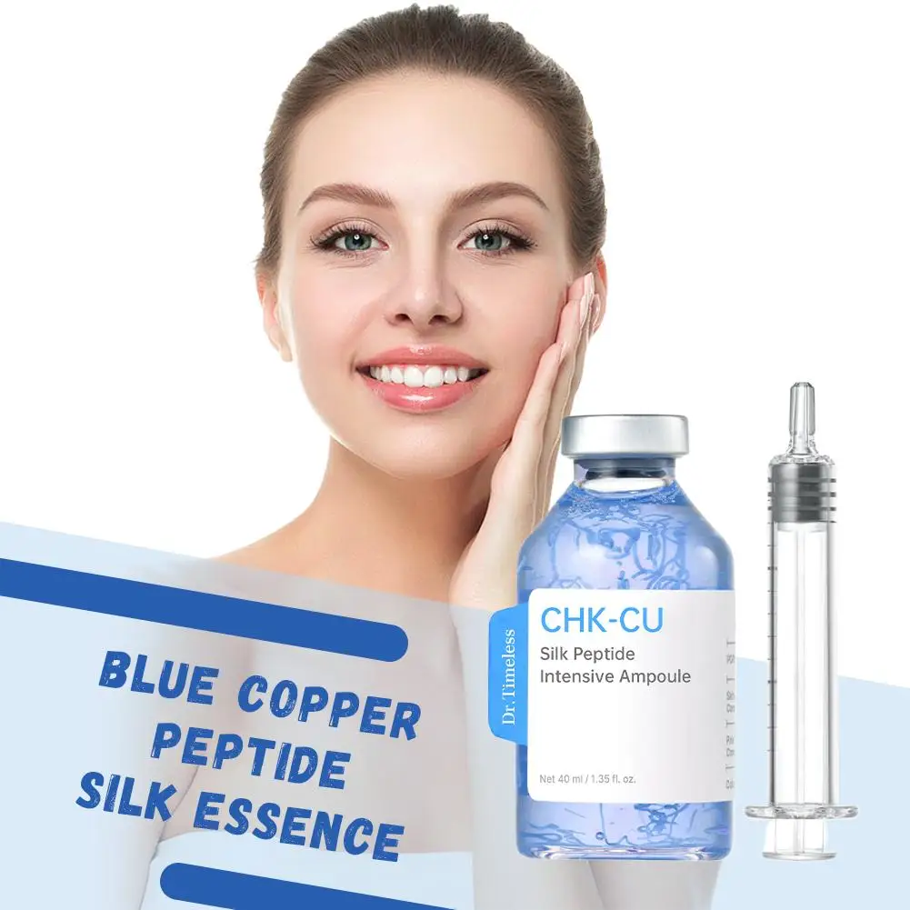 

Intensive Ampoule 40ml By Dr.Timeless Anti-Aging Hydrating Serum With Copper Peptides For Sensitive And Dull Skin Repair