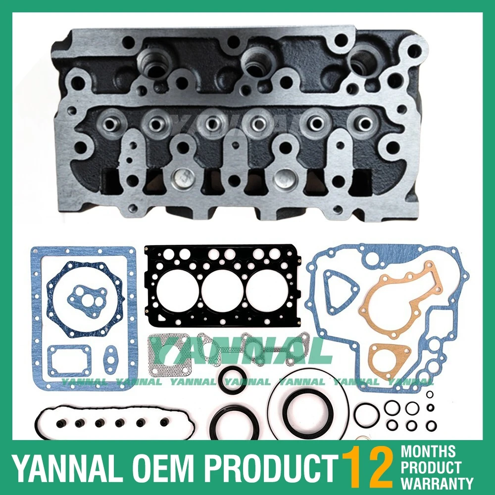 

Для двигателя Kubota D782 D782-E: Голая головка блока цилиндров и полный комплект прокладок ГБЦ