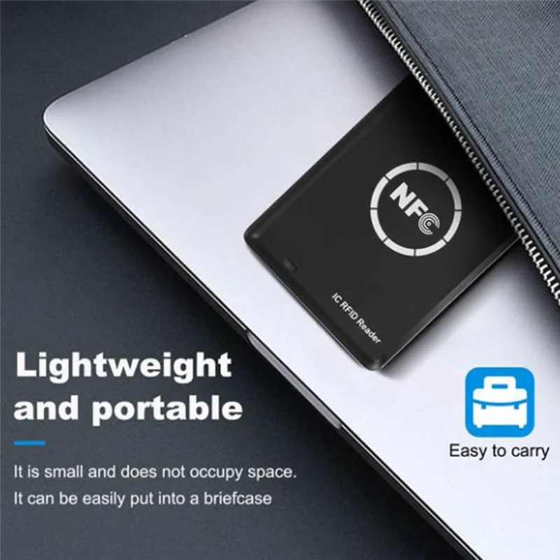 A93P RFID NFC Copier Duplicator 13.56KHz Key Fob NFC Smart Card Reader Writer 13.56MHz Encrypted Programmer USB UID T5577