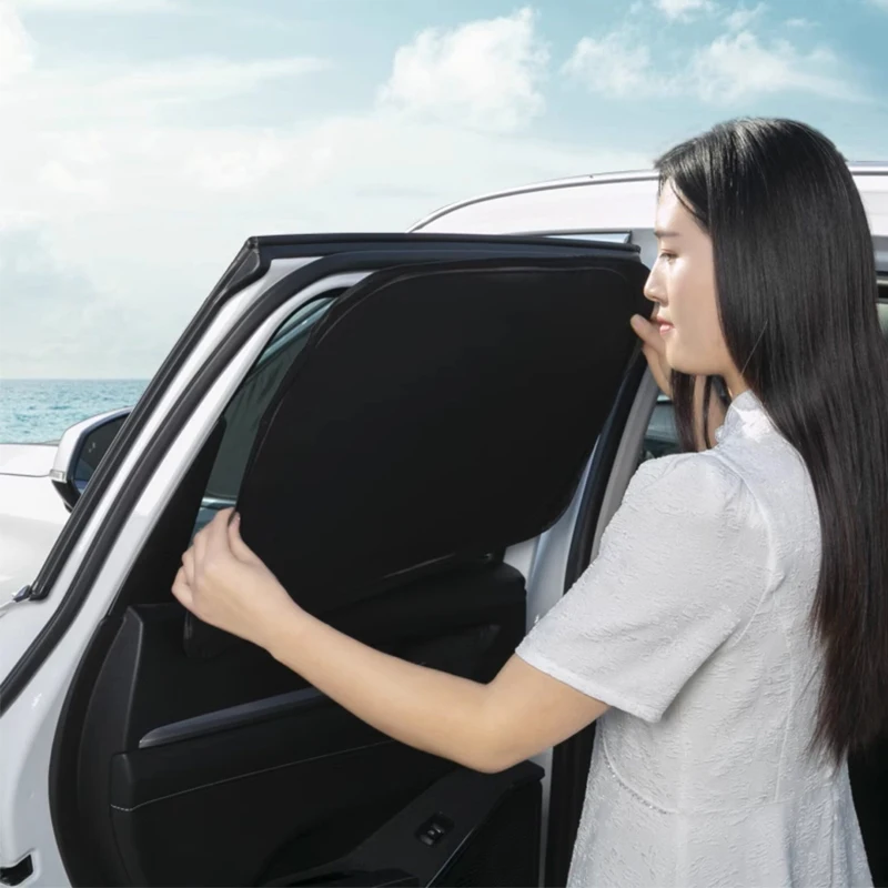 

Car Polyester Window Privacy Sunshade Cover For NISSAN KICKS P15 2016-Present Anti-UV Heat Insulation Protect Cover Accessory