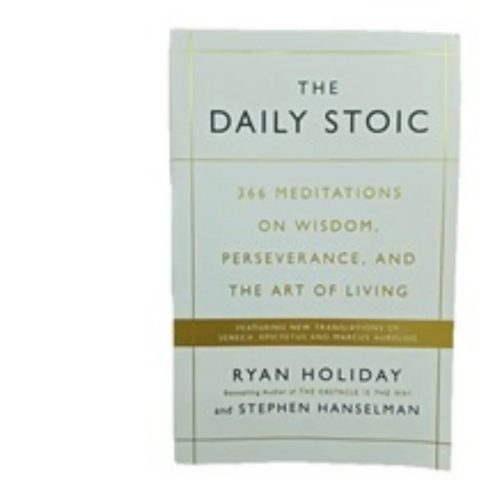 The Daily Stoic بقلم Ryan Holiday 366 Meditations on Wisdom Perseverance and the Art of Living Book Libros