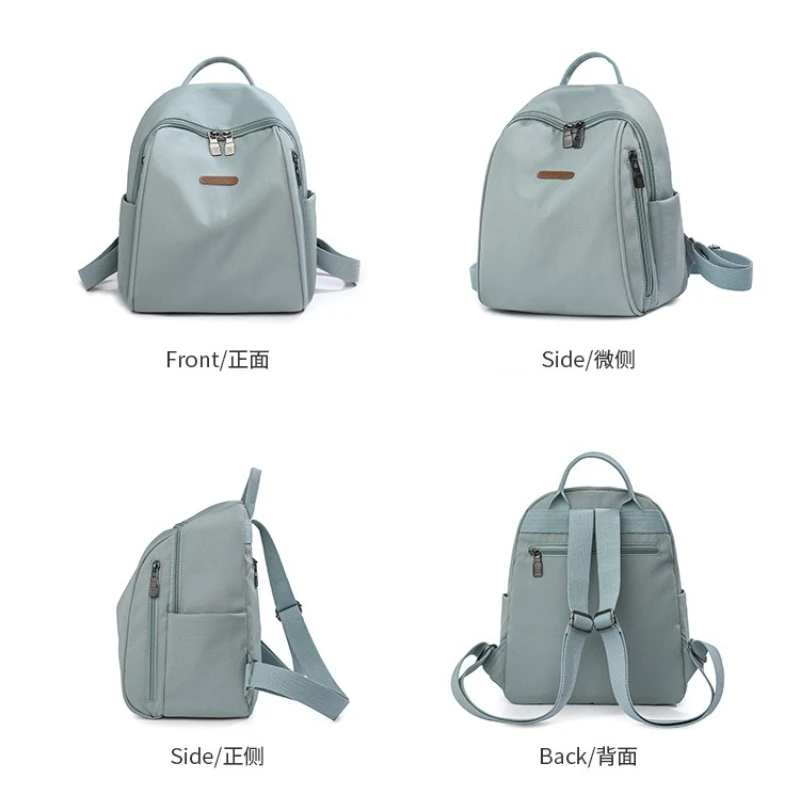 حقائب ظهر عصرية من النايلون للنساء 2025 حقيبة كتب من القماش حقيبة كتف يابانية للطلاب الجامعيين حقيبة مدرسية أنثوية Mochila