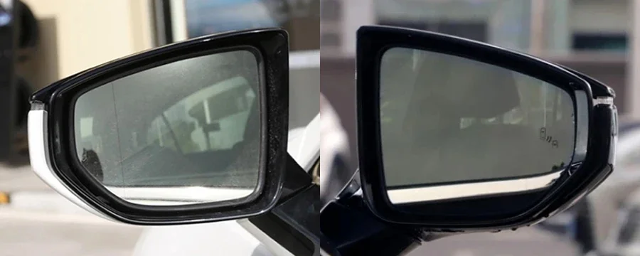 For Lexus ES ES200 ES260 ES300 ES350 2019-2023 Side Mirrors Lens Door Wing Rear View Mirror White Glass with Heating Blind Spot