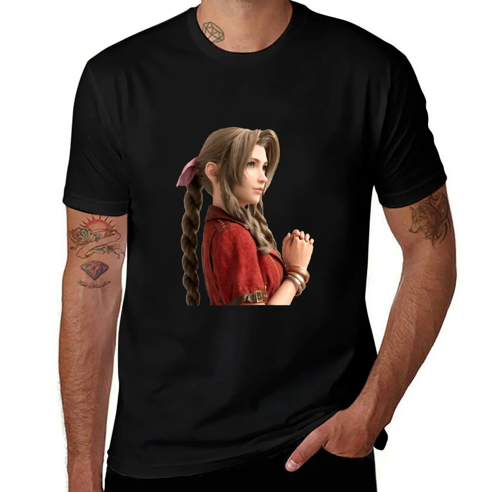 Aerith FF7 T-Shirt Lightweight Running T-Shirt