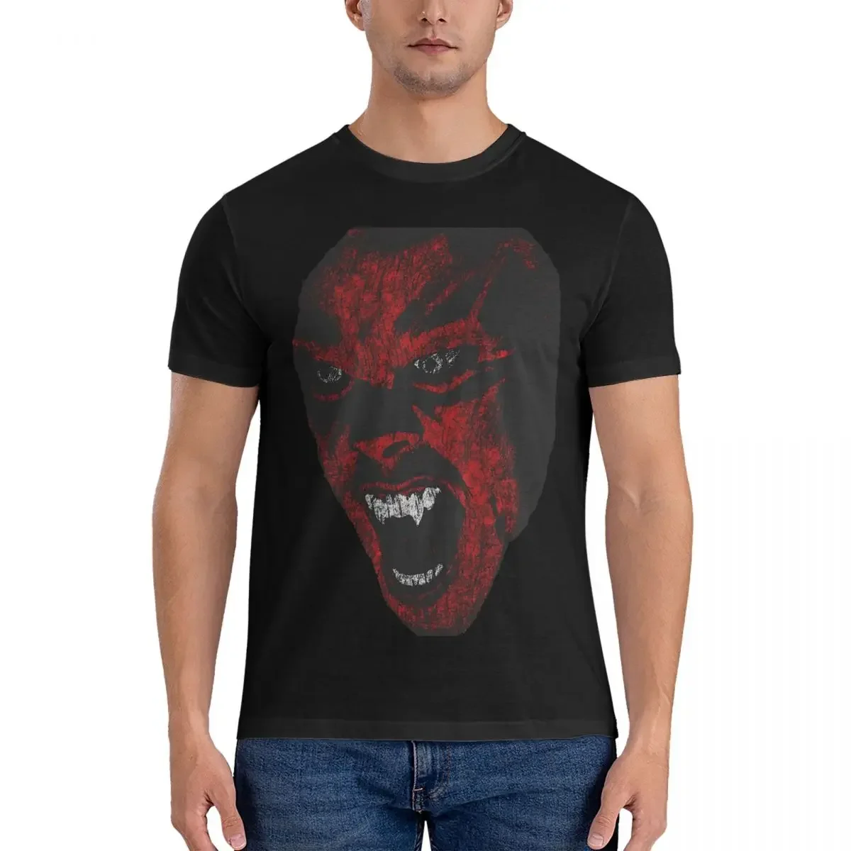 Original Lost Boy - Red Men T Shirts Blood Of The Vampire Awesome Tee Shirt Short Sleeve O Neck T-Shirts 100% Cotton Party Tops