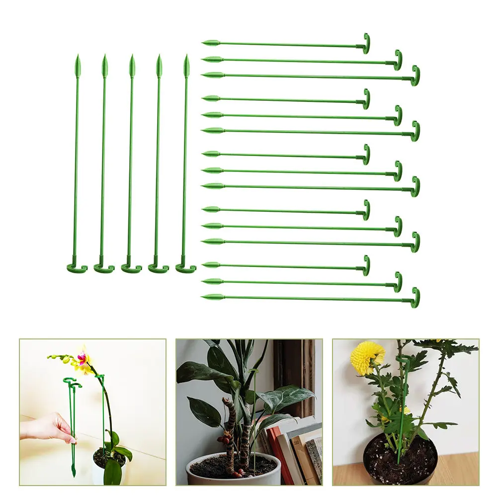 

20Pcs Strong Plant Stakes for Garden and Indoor Plants Prevent Falling Over Flower Stakes Sticks Plant Support