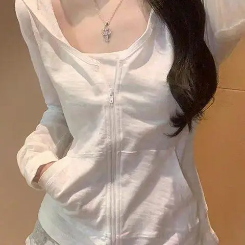 

Spring Autumn Short Casual Thin Long Sleeve Women's Outerwear Fashion Slimming Open Cardigan Princess Sleeve round Neck