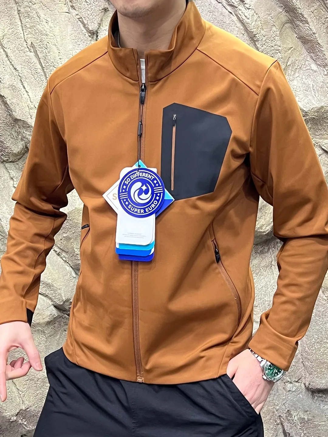 

Мужская теплая куртка с 3D вырезом на молнии, осень-зима, уличная подставка из полиэфирного волокна, подходит для украшения на молнии