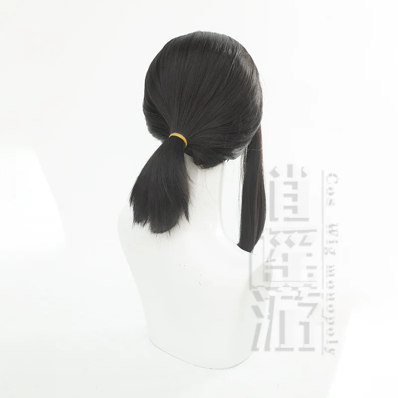 Peruka do cosplayu Chainsaw Man Higashiyama Kobeni, długie boczne warkocze, długie bokserki, prezent na Halloween